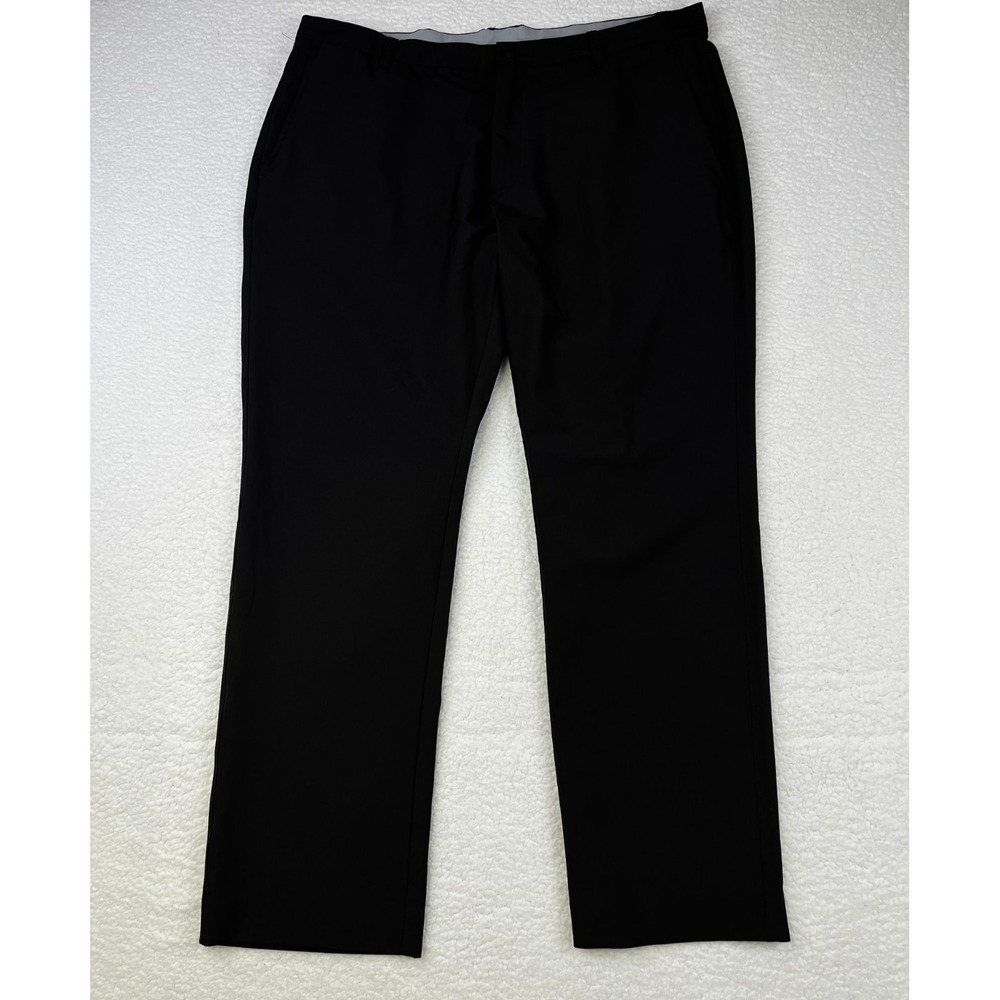 FOOTJOY Tour Fit Golf Pants Mens 40x31 Black Performance Wicking Stretch Chino